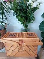 Vintage Houten Naaikistje Midcentury Stijl, Ophalen of Verzenden, Zo goed als nieuw
