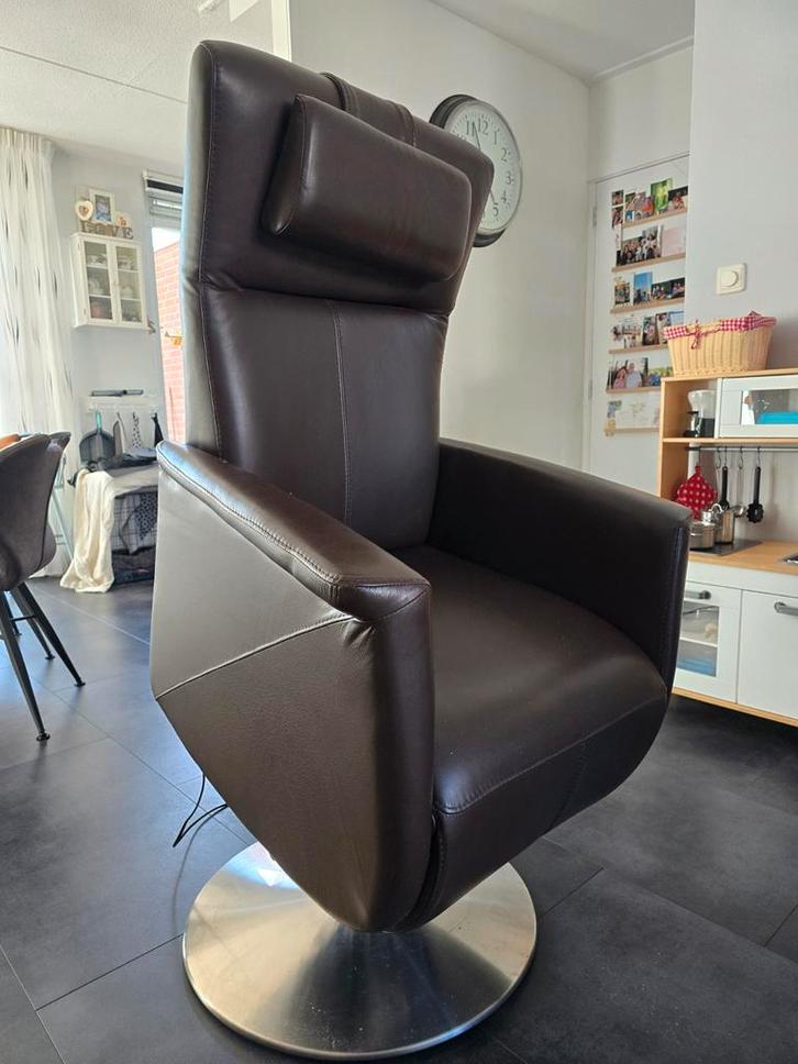 Sta-op fauteuil Prominent "Toscane" - Zo goed als nieuw!, Huis en Inrichting, Fauteuils, Zo goed als nieuw, Leer, 75 tot 100 cm