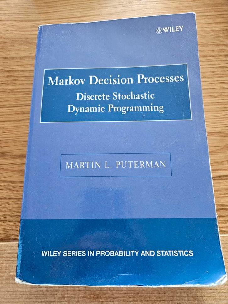 Markov Decision Processes - Puterman, Boeken, Studieboeken en Cursussen, Gelezen, HBO, Beta, Ophalen of Verzenden