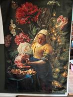 Groot wandkleed Melkmeisje, Huis en Inrichting, Ophalen of Verzenden, Zo goed als nieuw