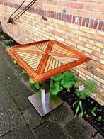 terrastafel scheepstafel, Tuin en Terras, Tuintafels, Ophalen, Nieuw, Vierkant, Hout