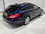 Mercedes CLS Shooting Brake 350 V6 AUT7 306PK, AMG-Line, Sch, Auto's, Mercedes-Benz, Gebruikt, Beige, Blauw, 109 €/maand