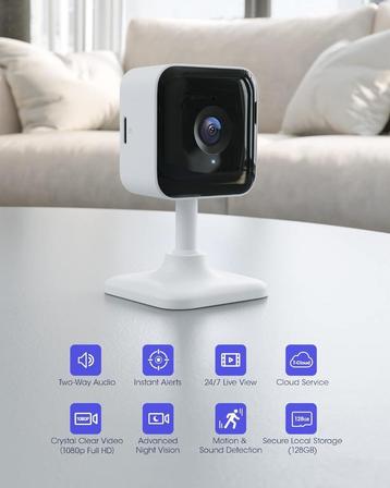 Xbro Beveiligingscamera/Babyfoon/Pet Cam, 1080P-2-pack beschikbaar voor biedingen