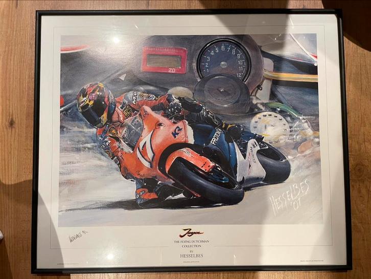 Litho van Jurgen van den Goorbergh - “the flying Dutchman”, Antiek en Kunst, Kunst | Litho's en Zeefdrukken, Ophalen