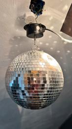 Discobol - spiegelbal - discobal 25cm met motor en spot, Muziek en Instrumenten, Licht en Laser, Ophalen of Verzenden, Zo goed als nieuw