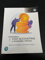 Horngren's Cost Accounting: A Managerial Emphasis 17E, Gelezen, Ophalen of Verzenden, Srikant M. Datar, Accountancy en Administratie