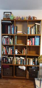 Boekenkast massief eikenhout, Ophalen, Gebruikt, 100 tot 150 cm, Eikenhout