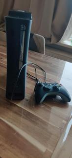 Xbox 360 Zwart - 120GB, 2 Controllers, Oplader, Ophalen of Verzenden