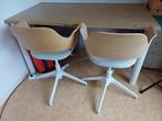 Moderne bureaustoelen, Huis en Inrichting, Ophalen, Zo goed als nieuw, Wit