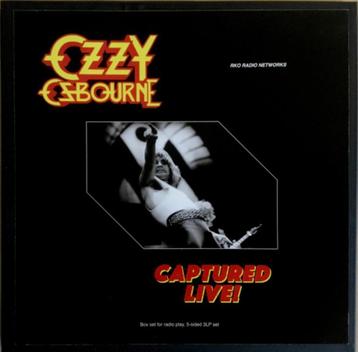 Ozzy Osbourne: Captured live 1982 3 lp box rood marmer vinyl