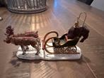 Lemax Arreslee met twee rendieren en kerstman, Diversen, Kerst, Ophalen, Zo goed als nieuw