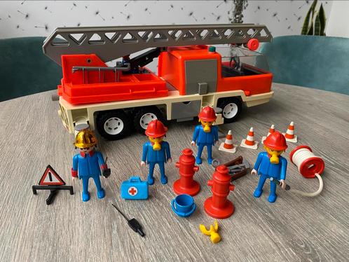 Vintage brandweerwagen., Kinderen en Baby's, Speelgoed | Playmobil, Gebruikt, Complete set, Ophalen of Verzenden