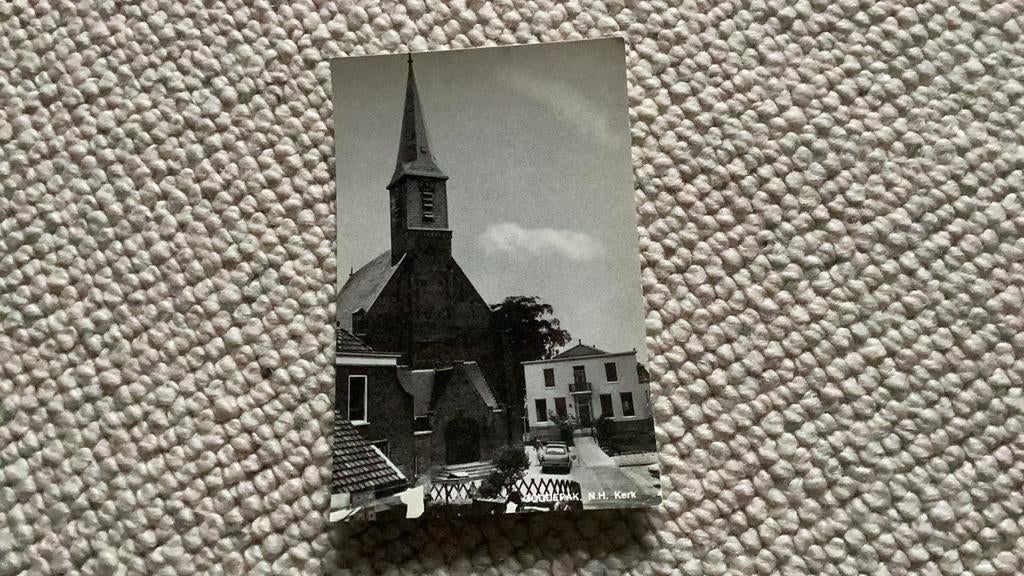 Ansichtkaart Gouderak Nederlands Hervormde Kerk 1972. 939, Ophalen of Verzenden, 1960 tot 1980, Gelopen, Zuid-Holland