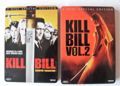 Kill Bill 1 & 2 (originele dvd's)  Uma Thurman, Cd's en Dvd's, Dvd's | Thrillers en Misdaad, Zo goed als nieuw, Actiethriller