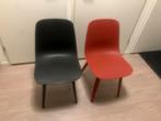 IKEA Odger Stoelen - Zwart & Rood, Huis en Inrichting, Stoelen, Ophalen, Kunststof, Zwart, Zo goed als nieuw