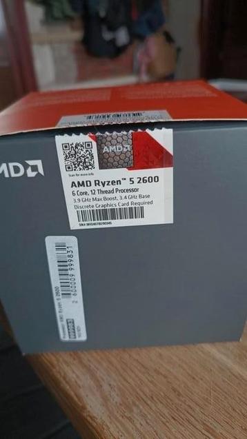Processor AMD Ryzen 5 2600 - 6 core beschikbaar voor biedingen