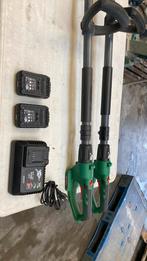 Telescopische accu heggeschaar/kettingzaag en bladblazer, Tuin en Terras, Heggenscharen, Ophalen of Verzenden, Zo goed als nieuw