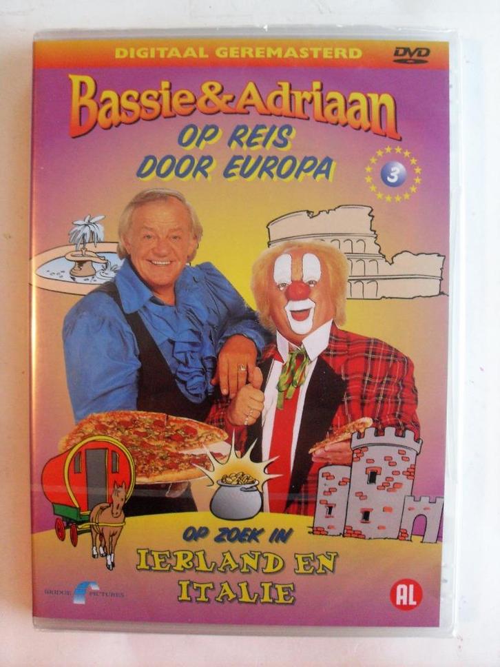 Bassie & Adriaan - op reis door Europa 3 (originele dvd), Cd's en Dvd's, Dvd's | Kinderen en Jeugd, Nieuw in verpakking, Tv fictie