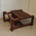 Vintage salontafel hout, Gebruikt, 100 tot 150 cm, 50 tot 100 cm, Onbekend