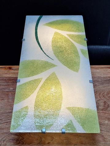 div vintage Ikea design wand-lamp glas-fusion 26x56cm 35€/st beschikbaar voor biedingen