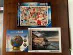 3 mooie puzzels: 2x Ravensburger en 1x Clementoni; als nieuw, Ophalen of Verzenden, Zo goed als nieuw