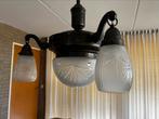 3 armige koperen hanglamp, Antiek en Kunst, Ophalen
