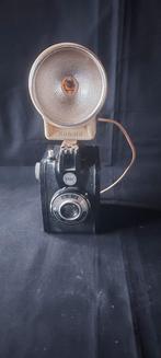 Vintage Kobold Box Camera met Flitser, Ophalen of Verzenden, Gebruikt, Compact, Overige Merken