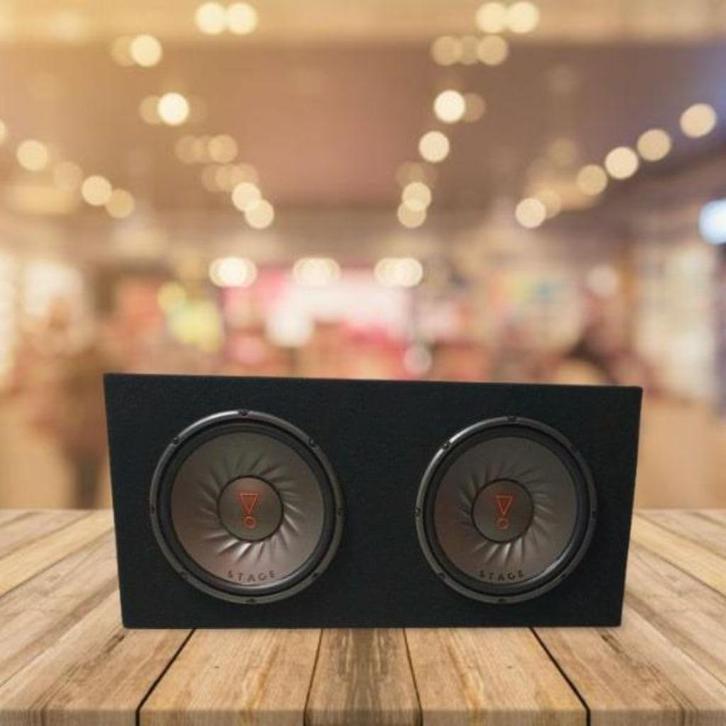 DUBBELE JBL STAGE 102 SUBWOOFER 2 X10 INCH 1800 WATT MAX, Auto diversen, Autospeakers, Nieuw, Ophalen of Verzenden