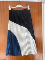 H&M Geplooide Rok - Maat 36, Kleding | Dames, Rokken, Blauw, Ophalen of Verzenden, Zo goed als nieuw, Knielengte