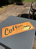 Metalen coffee shop bord, Ophalen of Verzenden, Gebruikt, Reclamebord