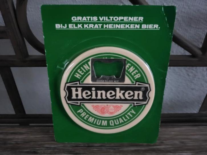 Heineken Viltopener - Nieuw in verpakking!, Verzamelen, Biermerken, Nieuw, Flesopener, Heineken, Ophalen