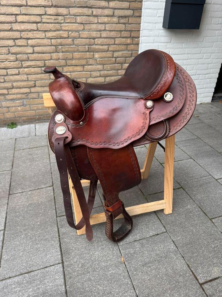 Continental Equiflex westernzadel – 16 inch – Full QH, Dieren en Toebehoren, Paarden en Pony's | Zadels, Western, Ophalen
