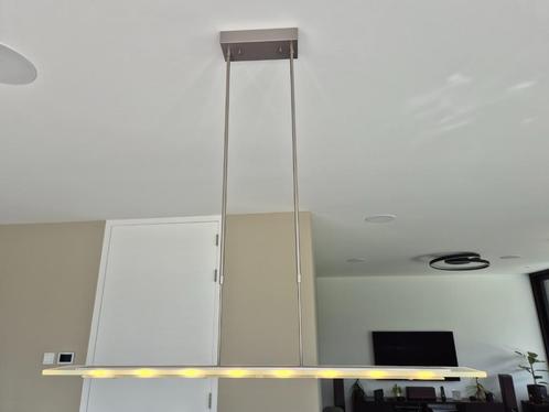 Steinhauer Dimbare LED Hanglamp, Huis en Inrichting, Lampen | Hanglampen, Gebruikt, 75 cm of meer, Glas, Metaal, Ophalen