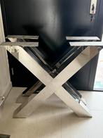 Moderne Tafelpoten - Chroom X-Design, Huis en Inrichting, Ophalen, Tafelpoot, Minder dan 50 cm, Zo goed als nieuw