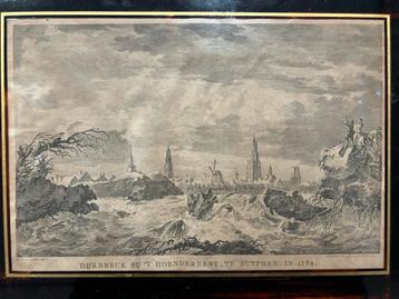 Zutphen - Dijkbreuk bij 't Hoendernest 1784 beschikbaar voor biedingen