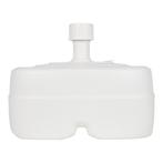 Parasolvoet verrijdbaar wit kunststof vulbaar tot 50 liter, Ophalen of Verzenden, Nieuw, Minder dan 1 meter, Parasolvoet