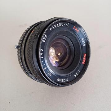 PANAGOR-E 28mm f2.8 vintage lens