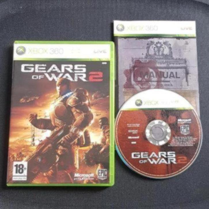 OPRUIMEN | XBOX 360 | Gears of War 2, Spelcomputers en Games, Games | Xbox 360, Gebruikt, Shooter, 3 spelers of meer, Vanaf 18 jaar
