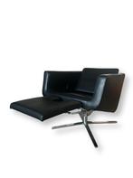 FSM Pavo Relax fauteuil draaibaar met voetensteun leer, Huis en Inrichting, Fauteuils, Ophalen, Zo goed als nieuw, 50 tot 75 cm