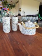 Theepot met kopjes van Clayre & Eef, Huis en Inrichting, Keuken | Servies, Ophalen of Verzenden, Zo goed als nieuw, Wedgwood, Overige typen