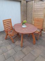 hardhouten tuinset, Tuin en Terras, Ophalen, Gebruikt