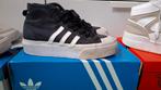 Adidas Nizza Gympen - 39 1/3 - Zwart/Wit, Adidas, Zwart, Ophalen of Verzenden, Sneakers of Gympen