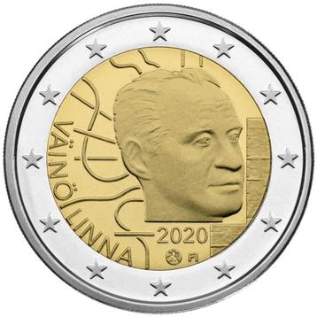 2 euro Finland 2020 - Vaino Linna (UNC) beschikbaar voor biedingen