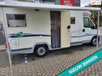 Fiat 2.8 tdi chausson Airco half integraal zeer mooi, Caravans en Kamperen, Campers, Diesel, 6 tot 7 meter, Half-integraal, Fiat