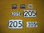 oud emaille huisnummer 205 ook 206 207 208 209 210 211 212 8, Antiek en Kunst, Ophalen of Verzenden