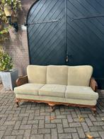 Verloerse bank met rotan, Antiek en Kunst, Antiek | Meubels | Stoelen en Banken, Ophalen