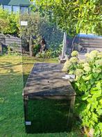 glazen binnendeur, rookglas bruintint, Doe-het-zelf en Verbouw, Deuren en Horren, Ophalen, 80 tot 100 cm, Binnendeur, 200 tot 215 cm