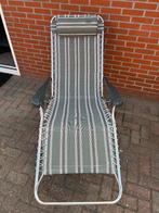 Crespo camping relax/loungestoel lichtgewicht, Tuin en Terras, Ophalen, Zo goed als nieuw, Aluminium, Verstelbaar