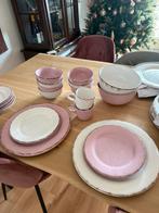 Servies Roze en wit, Ophalen