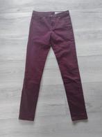 Bordeaux rode skinny jeans maat 38, Kleding | Dames, W30 - W32 (confectie 38/40), Ophalen of Verzenden, Zo goed als nieuw, Overige kleuren